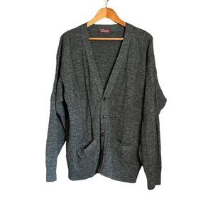 Cooper grey wool blend cardigan. Size xl